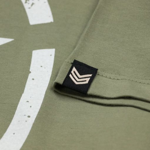 Star T - olive/white