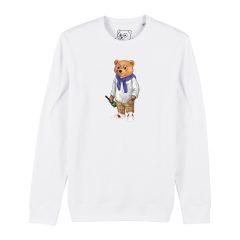 Organic Pullover Filou X. - White
