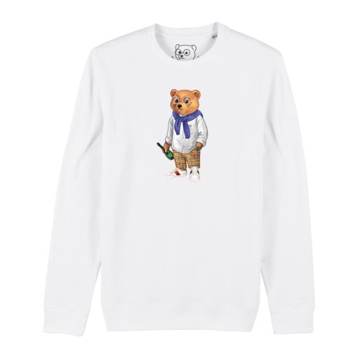 Organic Pullover Filou X. - White