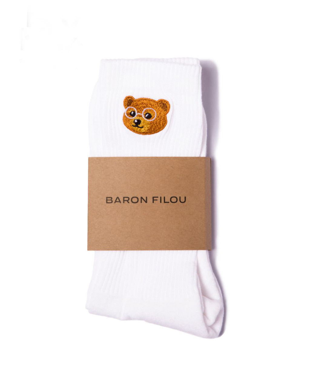 Buaron Socks Baron Filou Socks - White - SNPR Store
