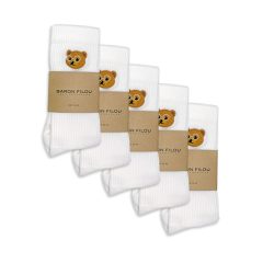 5-Pack Baron Filou Socks -  White