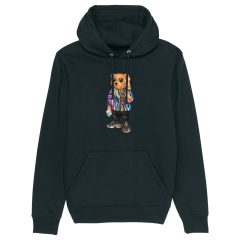 Organic Hoodie Filou LXVIII. - Black