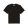 Organic Oversized T-Shirt with Front Lettering - Black