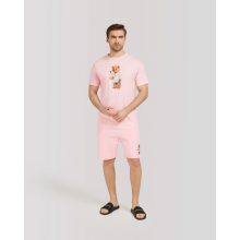 SS24 Organic Shorts with Print, Filou LXXIX. - Rose Parfait