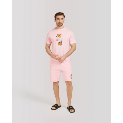 SS24 Organic Shorts with Print, Filou LXXIX. - Rose Parfait