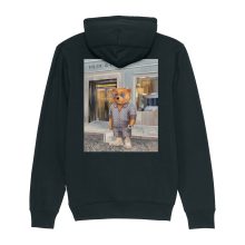 SS24 Organic Backprint Hoodie -  Black