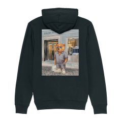 SS24 Organic Backprint Hoodie -  Black