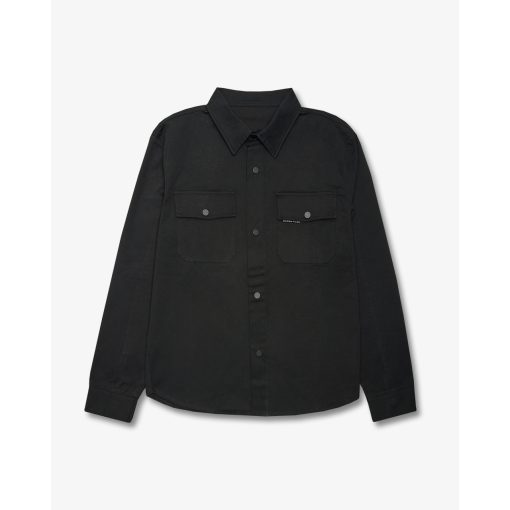FW24 Overshirt Poster Backprint, Filou XCII. - black