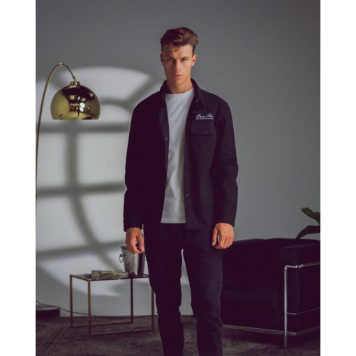 FW24 Overshirt Poster Backprint, Filou XCII. - black