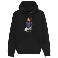 FW24 Organic Hoodie Filou LXXXIX. -  Black