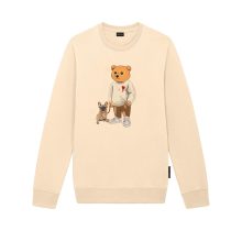 FW24 Organic Embroidered Pullover Filou LXXXVIII.- Royal Sand