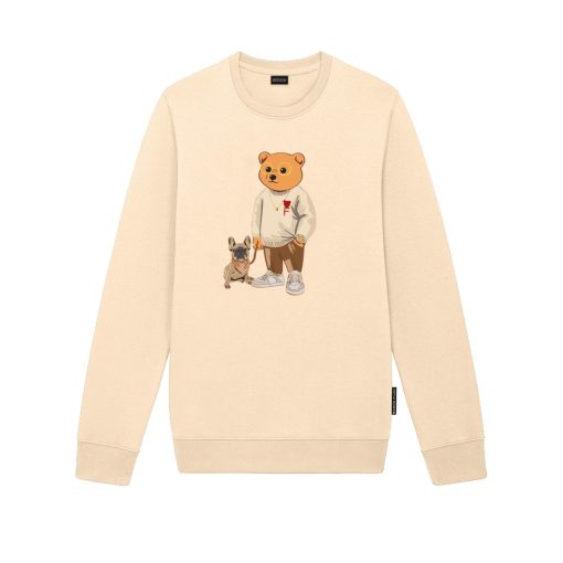 FW24 Organic Embroidered Pullover Filou LXXXVIII.- Royal Sand