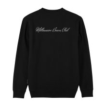FW24 Organic Embroidered Pullover Filou CXVII. - Black