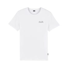 FW24 Organic Backprint T-Shirt, Filou XCII. Flying Dollar - White