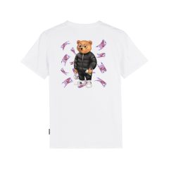   FW24 Organic Backprint T-Shirt, Filou XCIII. Flying Euro - White