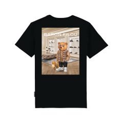   FW24 Organic T-Shirt Poster Backprint, Filou LXXXVII. - Black
