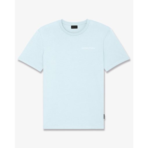 SS25 Poster Backprint T-Shirt, Filou CXXI. - Sky Blue