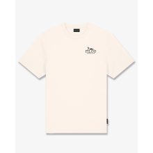SS25 Oversized Backprint T-Shirt, Need Money - Pearl White