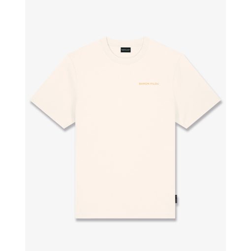 SS25 Oversized Backprint T-Shirt, Filou CXVIII. IBIZA - Pearl White