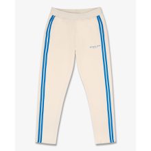 SS25 Tracksuit Sweatpants with Stripes, Mykonos Crew - Pearl White