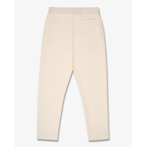 SS25 Tracksuit Sweatpants with Stripes, Mykonos Crew - Pearl White