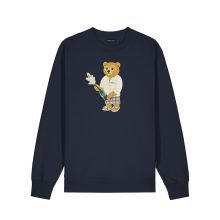 SS25 Embroidered Pullover Filou CXIV. - Navy Blue