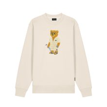SS25 Embroidered Pullover Filou CXIII. - Pearl White