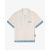 SS25 Backprint Shirt with Greek Pattern, Mykonos - Pearl White