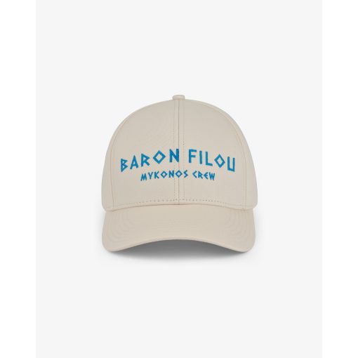 SS25 Cotton Cap Mykonos Crew - Pearl White