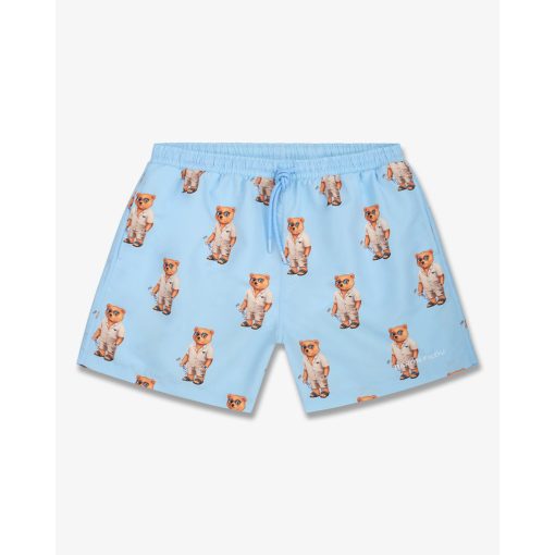 SS25 Swim Shorts Filou CXIII. Allover - Sky Blue