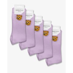 SS25 5-Pack Baron Filou Socks - Seashore violet