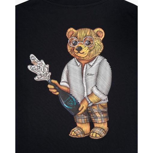 SS25 Backprint T-Shirt with Box Design, Filou CXIV. - Black