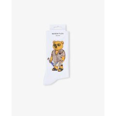 SS25 Baron Filou Jacquard Socks, Filou CXIII. - white