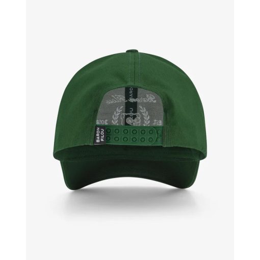 FW25 Embroidered Cotton Cap Early Retirement Club - Green