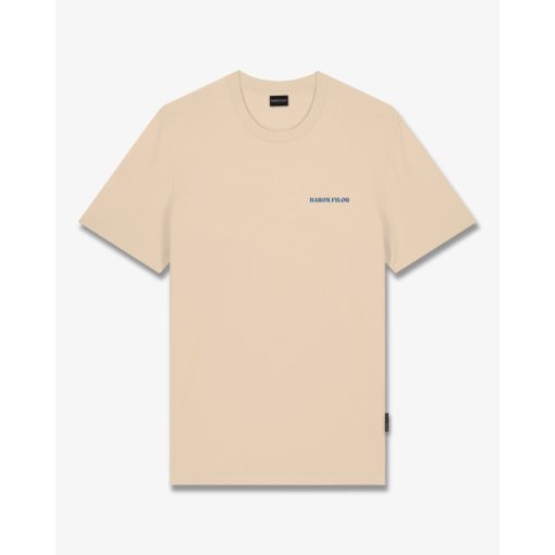FW25 T-Shirt Backprint DIFFERENT TIMEZONES - Sand Brown
