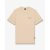 FW25 T-Shirt Backprint LEFT LANE CLUB - Sand Brown