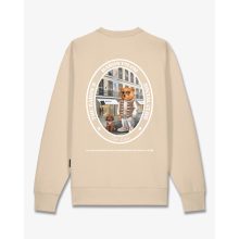 FW25 Pullover Oval Backprint Filou CL. - Sand Brown