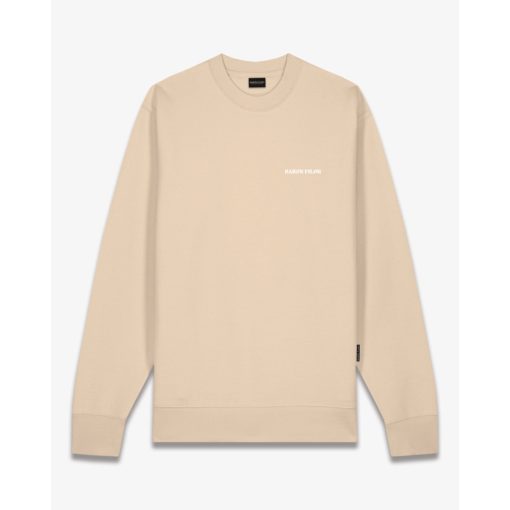 FW25 Pullover Oval Backprint Filou CL. - Sand Brown