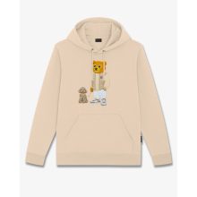 FW25 Embroidered Hoodie Filou CL. - Sand Brown