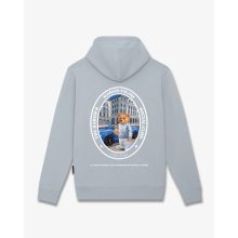 FW25 Hoodie Oval Backprint Filou CXLIX. - Frosted Blue