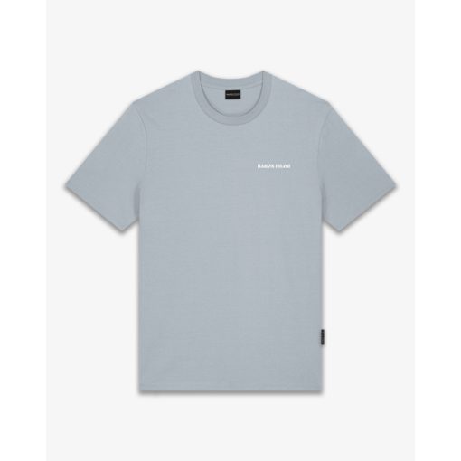 FW25 T-Shirt Oval Backprint Filou CXLIX. - Frosted blue