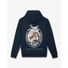 FW25 Hoodie Oval Backprint Filou CLII. - Navy