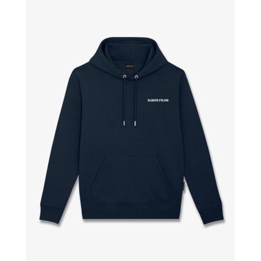 FW25 Hoodie Oval Backprint Filou CLII. - Navy
