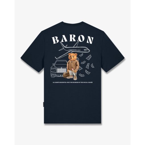 FW25 T-Shirt Backprint Filou CXLVI. BARON - Navy