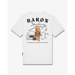 FW25 T-Shirt Backprint Filou CXLVI. BARON - White