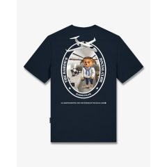 FW25 T-Shirt Oval Backprint Filou CLII. - Navy