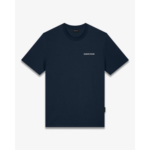 FW25 T-Shirt Oval Backprint Filou CLII. - Navy