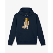 FW25 Embroidered Hoodie Filou CXLVI. - Navy
