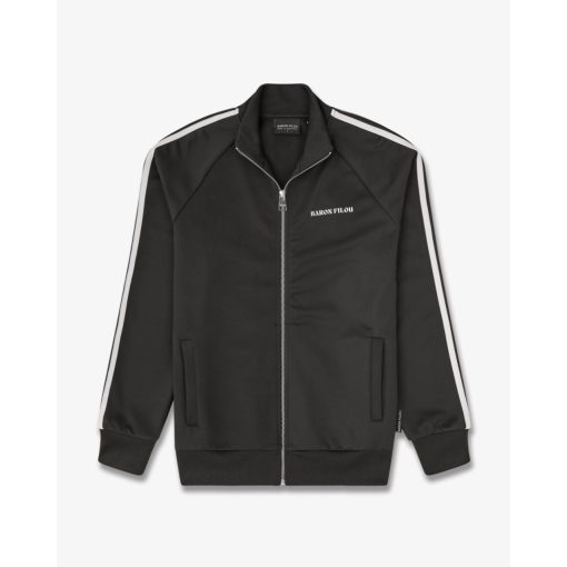 FW25 Tracksuit Jacket Oval Backprint Filou CXLVIII. - Black