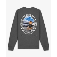 FW25 Pullover Oval Backprint Filou CLI. - Stone Grey